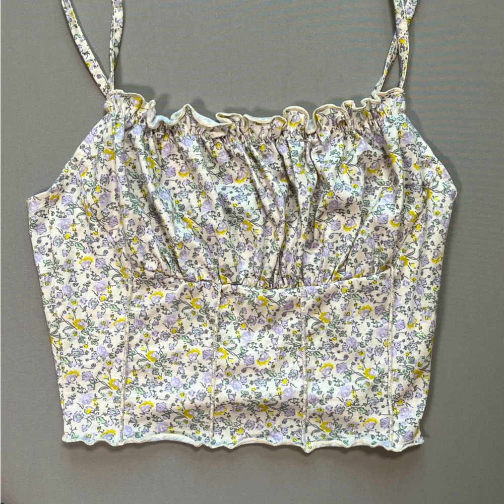 Floral crop top